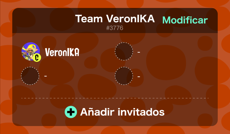 Pantalla de invitar a más jugadores