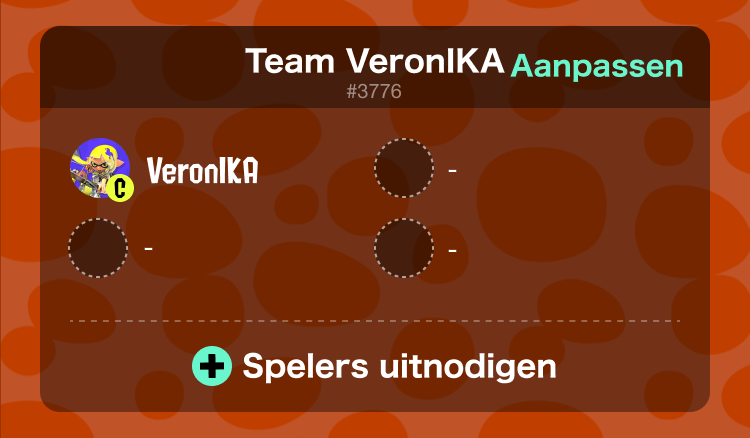 Afbeelding van de knop SPELERS UITNODIGEN.