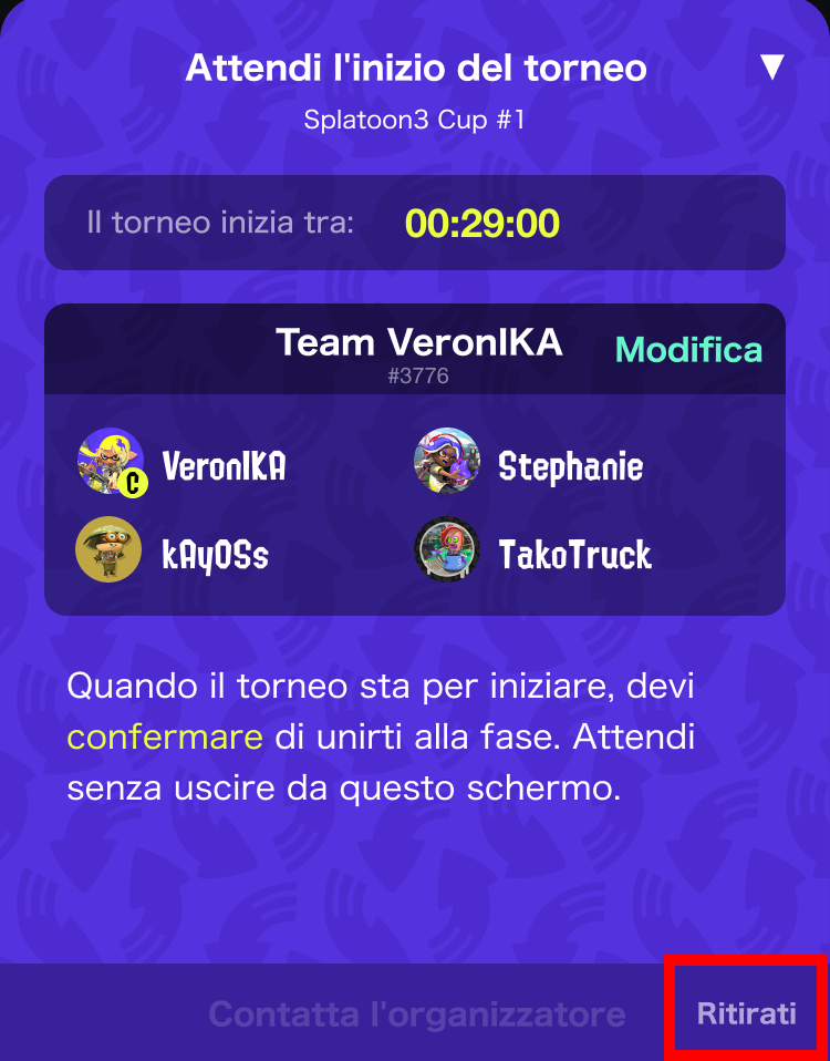 Immagine del punto Ritirati