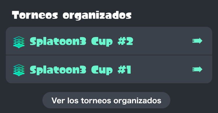 Imagen de los torneos que has organizado