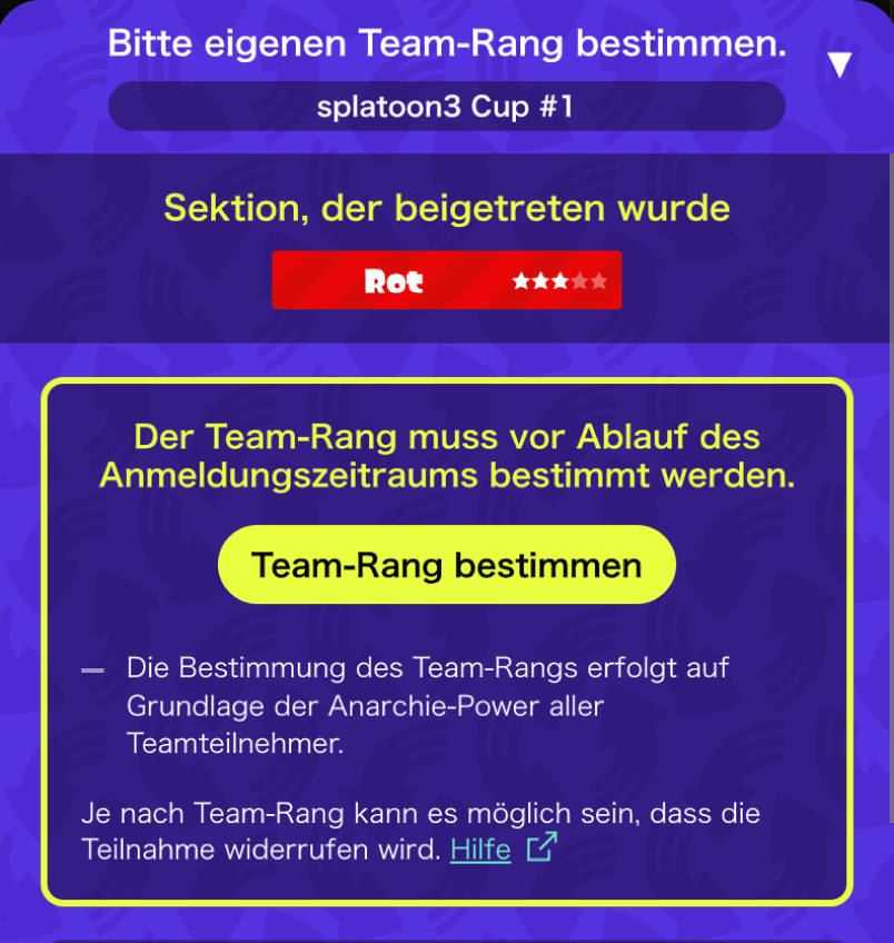 Abbildung: Teilnahme-Navigation