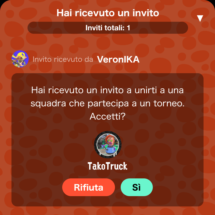 Immagine dell'opzione per unirsi alla squadra