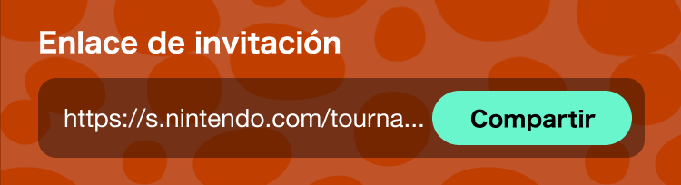 Pantalla del enlace de invitación