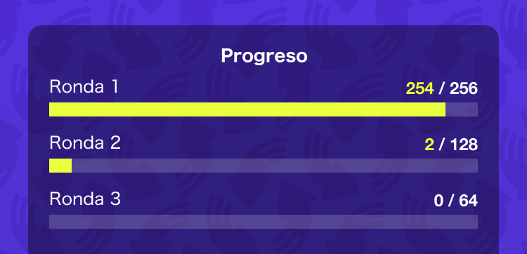 Imagen de la sección de navegación durante una ronda de inicio automático