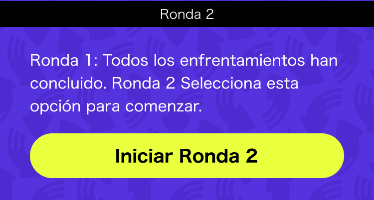 Imagen del botón de avance de ronda en la sección de navegación