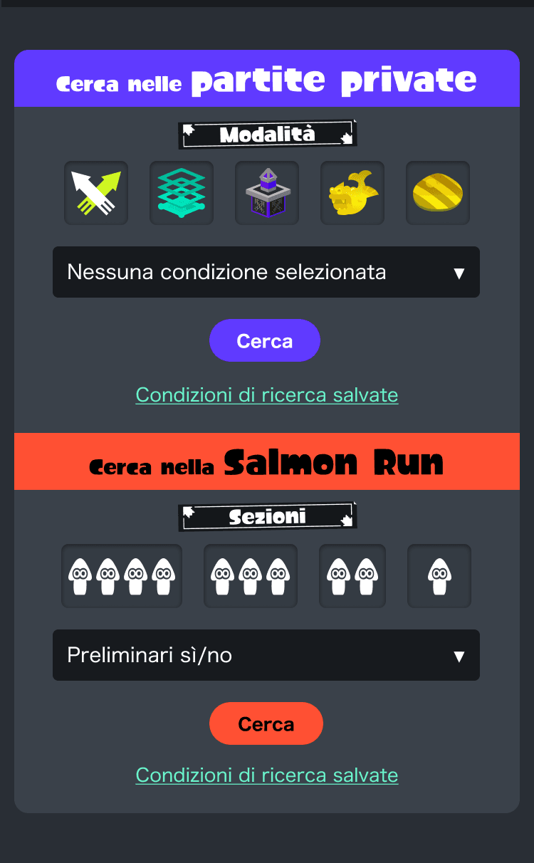 Immagine dello schermo con l'opzione per scaricare i dati delle squadre partecipanti