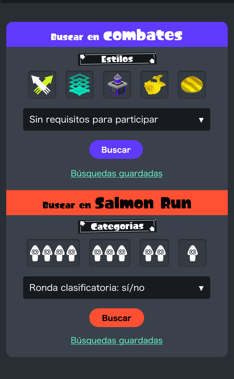 Pantalla del botón para descargar los datos de equipos participantes
