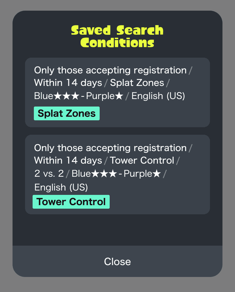 Screenshot of screen with button to download participating teams' data.