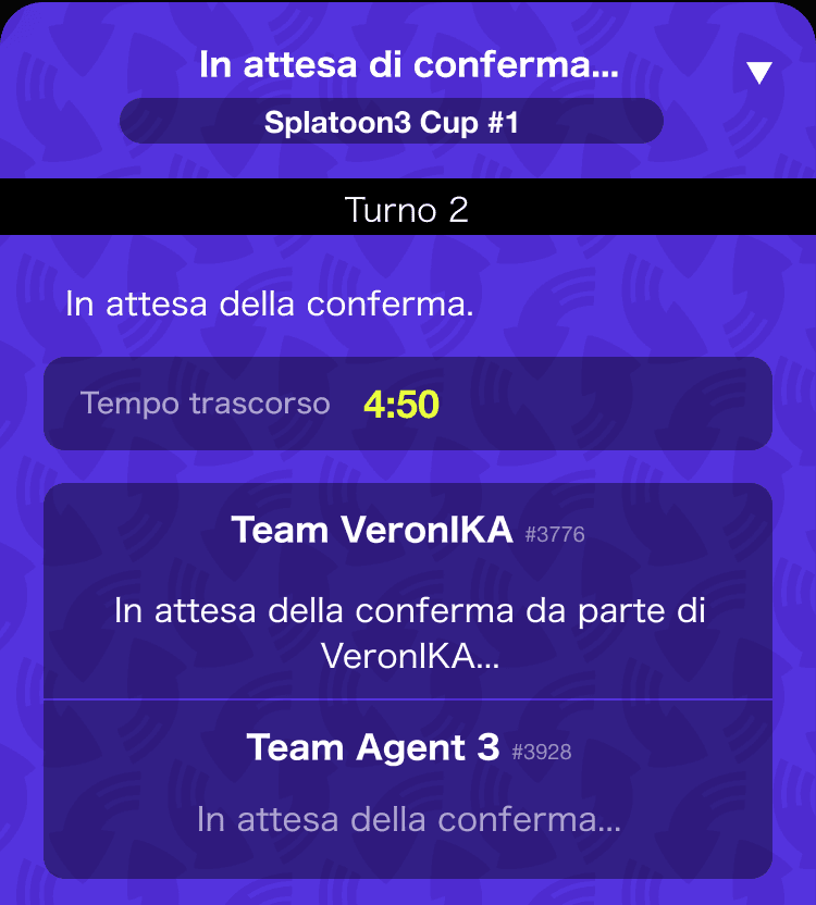 Immagine dell'attesa di conferma