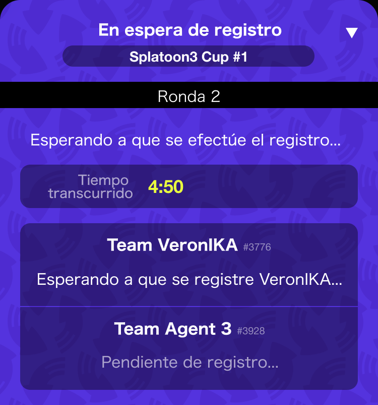 Imagen de la pantalla de registro